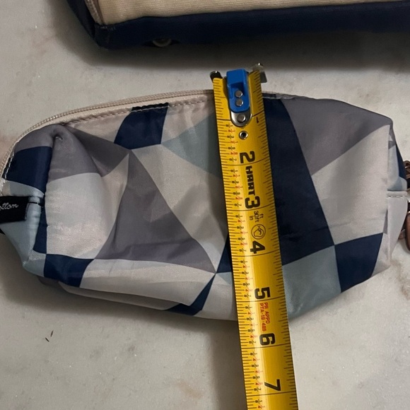 Petunia Pickle Bottom Boxy Backpack Diaper Bag Blue Cream Green Small Bottle Bag - Picture 15 of 15